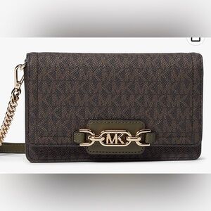 Michael Kors Heather Small Phone Chain Crossbody